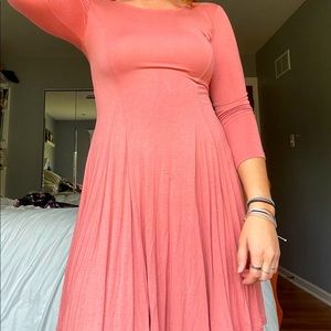 Millennium pink simple dress
